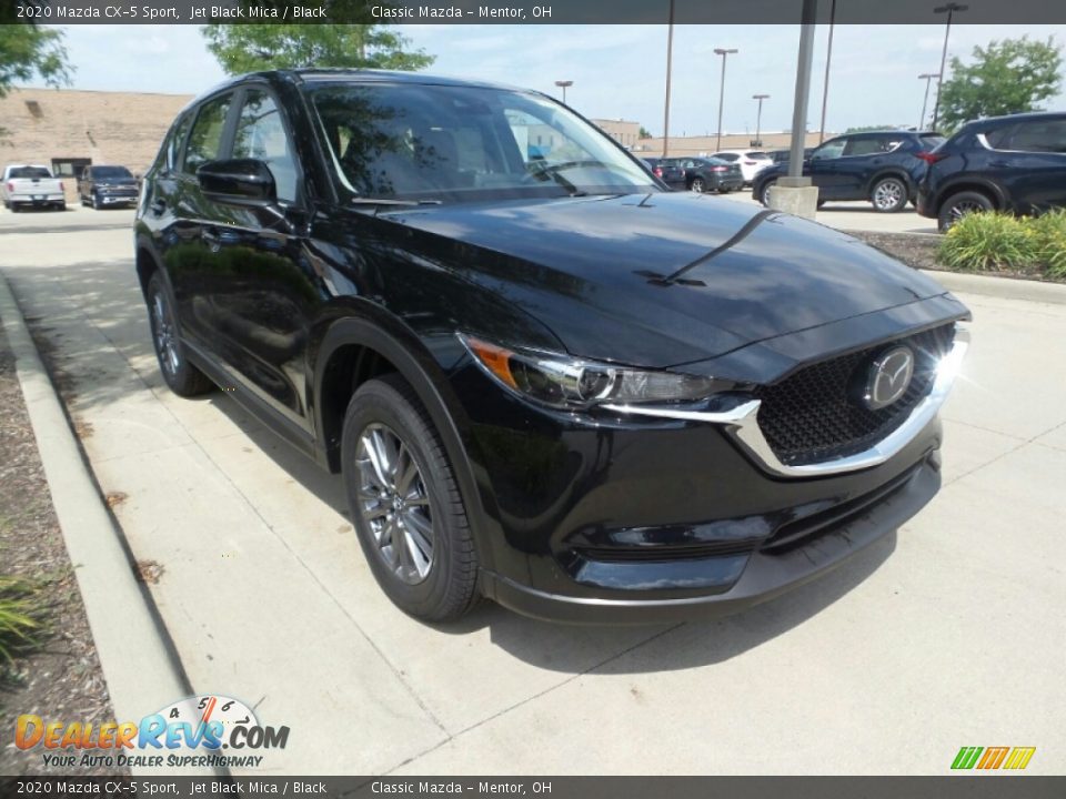 2020 Mazda CX-5 Sport Jet Black Mica / Black Photo #1