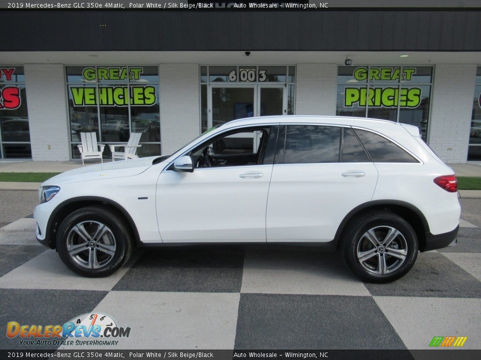 2019 Mercedes-Benz GLC 350e 4Matic Polar White / Silk Beige/Black Photo #1
