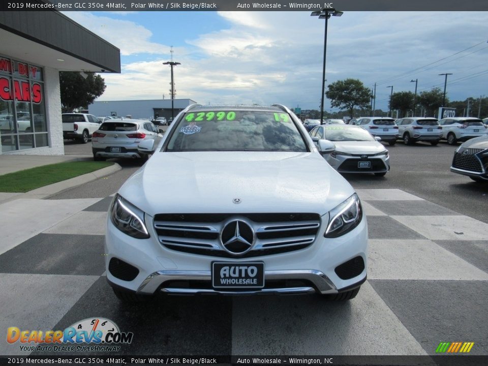 2019 Mercedes-Benz GLC 350e 4Matic Polar White / Silk Beige/Black Photo #2