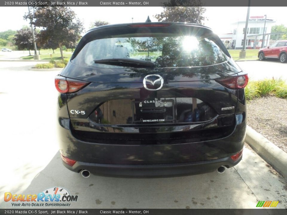 2020 Mazda CX-5 Sport Jet Black Mica / Black Photo #6