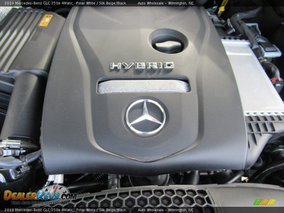 2019 Mercedes-Benz GLC 350e 4Matic Polar White / Silk Beige/Black Photo #6