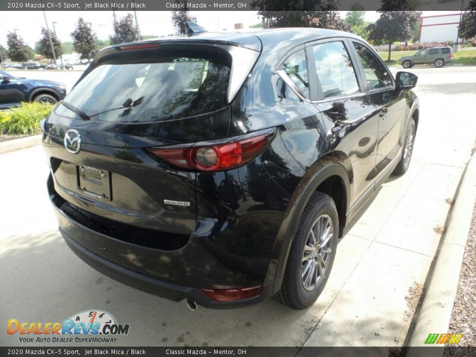 2020 Mazda CX-5 Sport Jet Black Mica / Black Photo #7