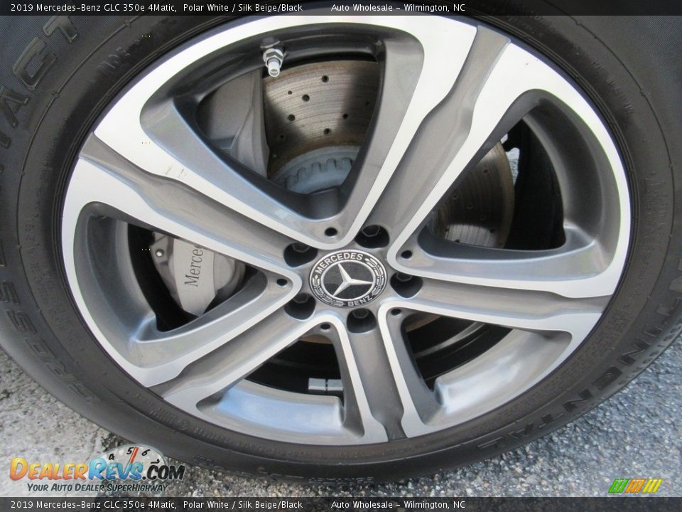 2019 Mercedes-Benz GLC 350e 4Matic Polar White / Silk Beige/Black Photo #7