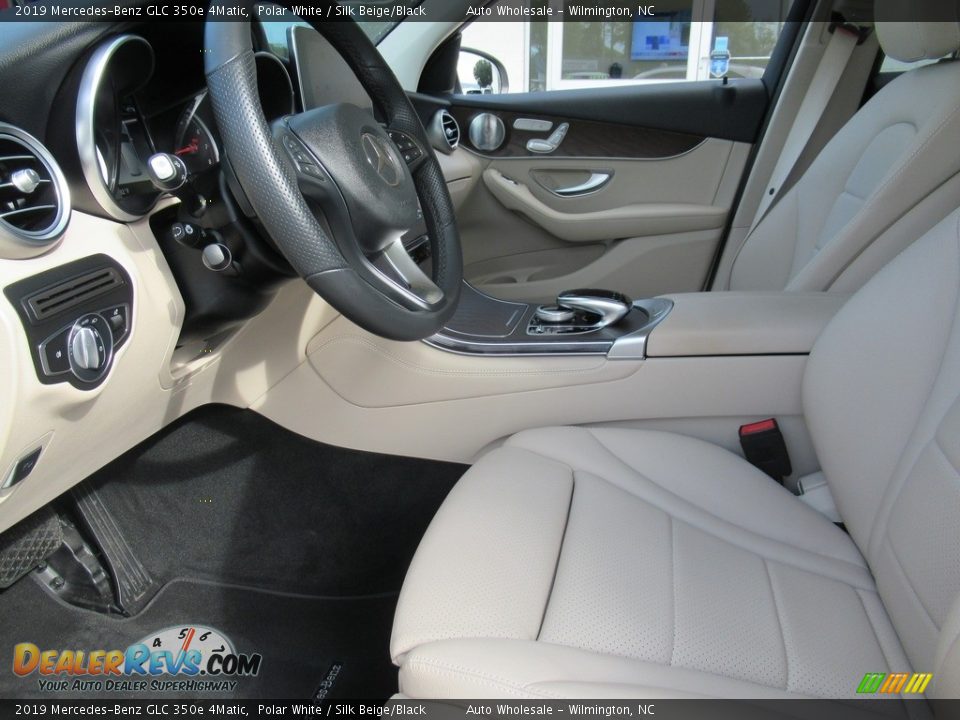 2019 Mercedes-Benz GLC 350e 4Matic Polar White / Silk Beige/Black Photo #9
