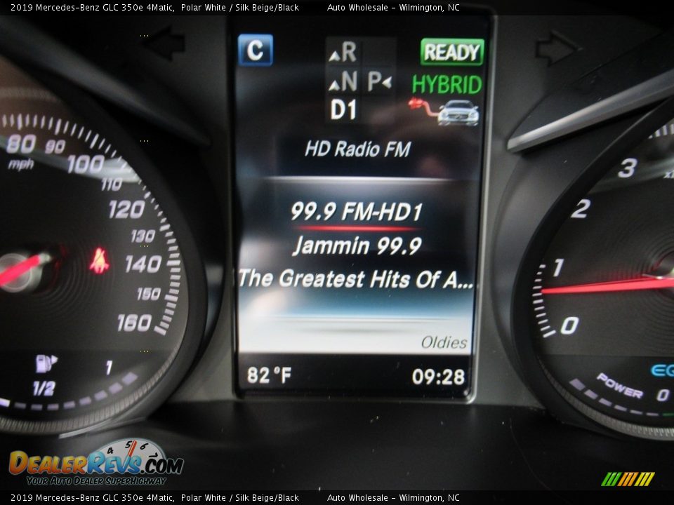 2019 Mercedes-Benz GLC 350e 4Matic Polar White / Silk Beige/Black Photo #15