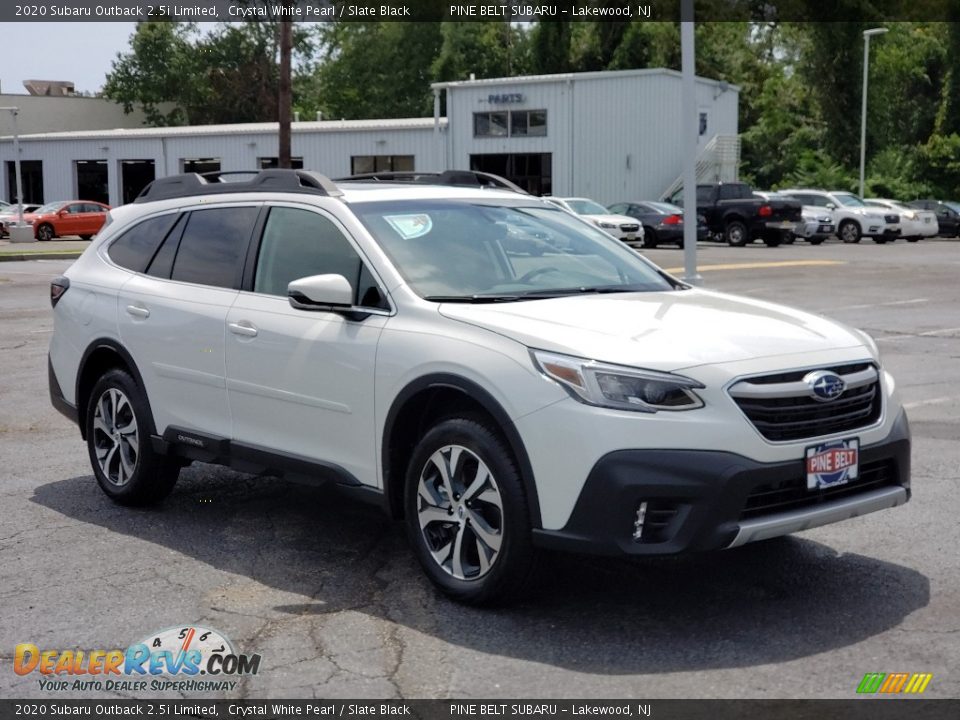 2020 Subaru Outback 2.5i Limited Crystal White Pearl / Slate Black Photo #1