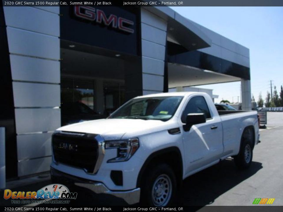 2020 GMC Sierra 1500 Regular Cab Summit White / Jet Black Photo #1