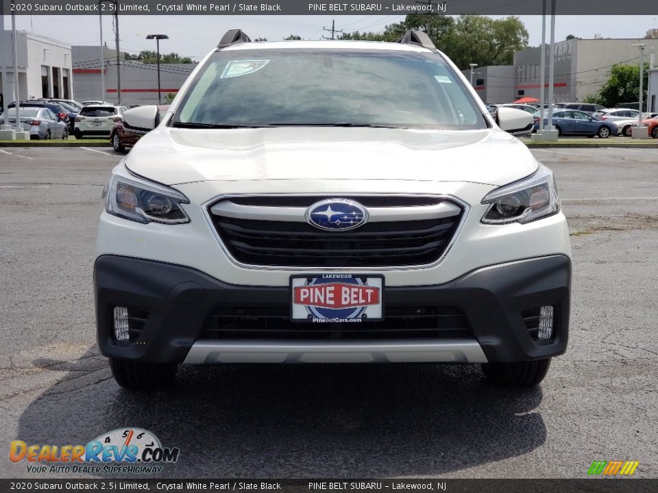 2020 Subaru Outback 2.5i Limited Crystal White Pearl / Slate Black Photo #3