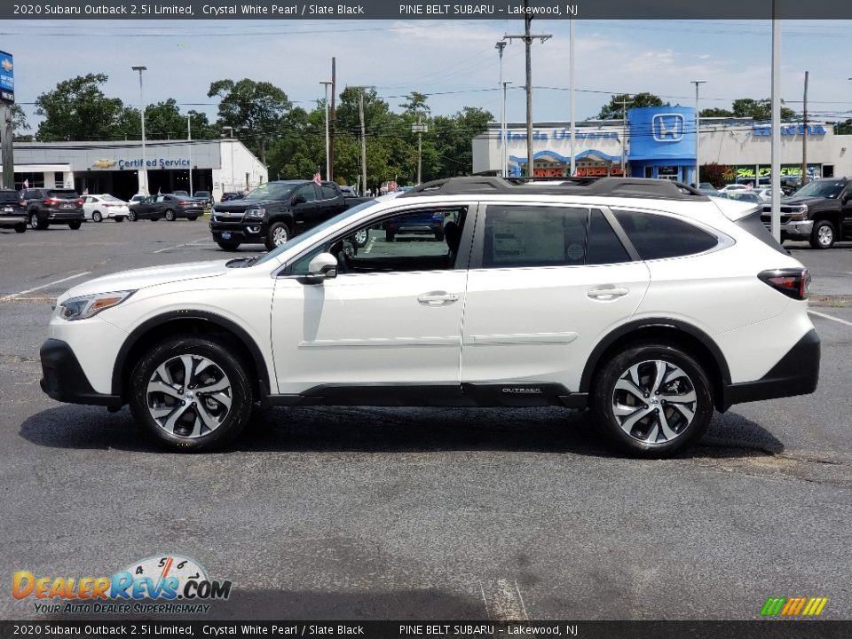 2020 Subaru Outback 2.5i Limited Crystal White Pearl / Slate Black Photo #4