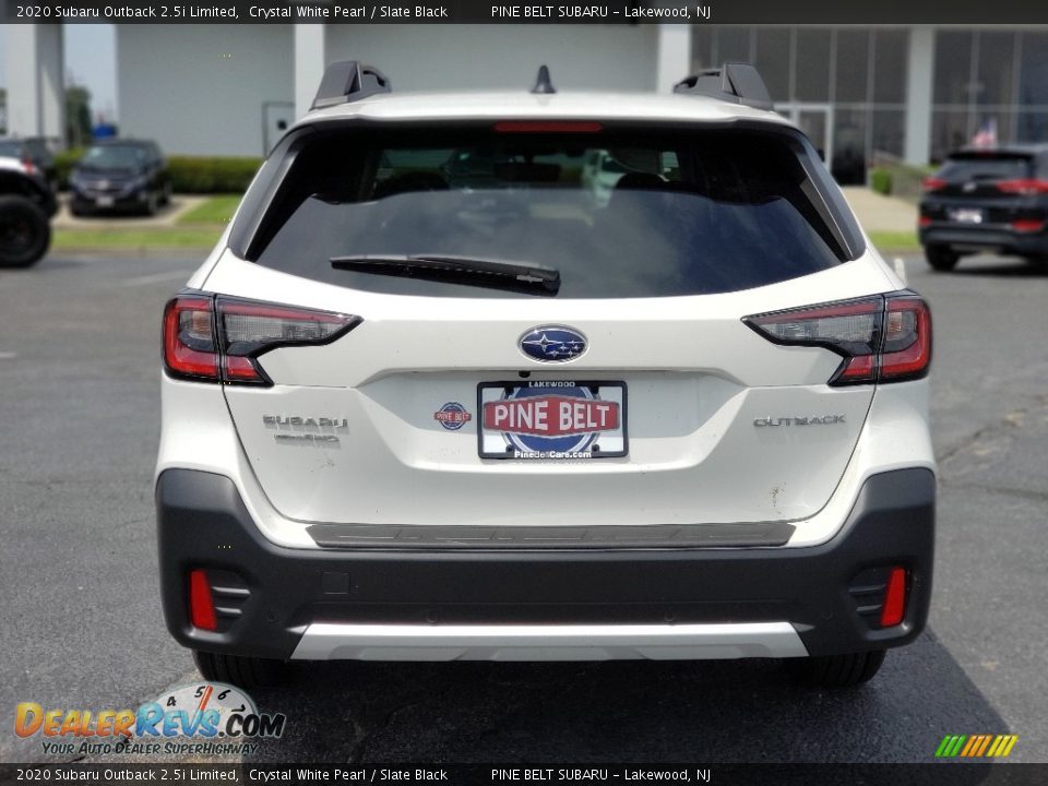 2020 Subaru Outback 2.5i Limited Crystal White Pearl / Slate Black Photo #7
