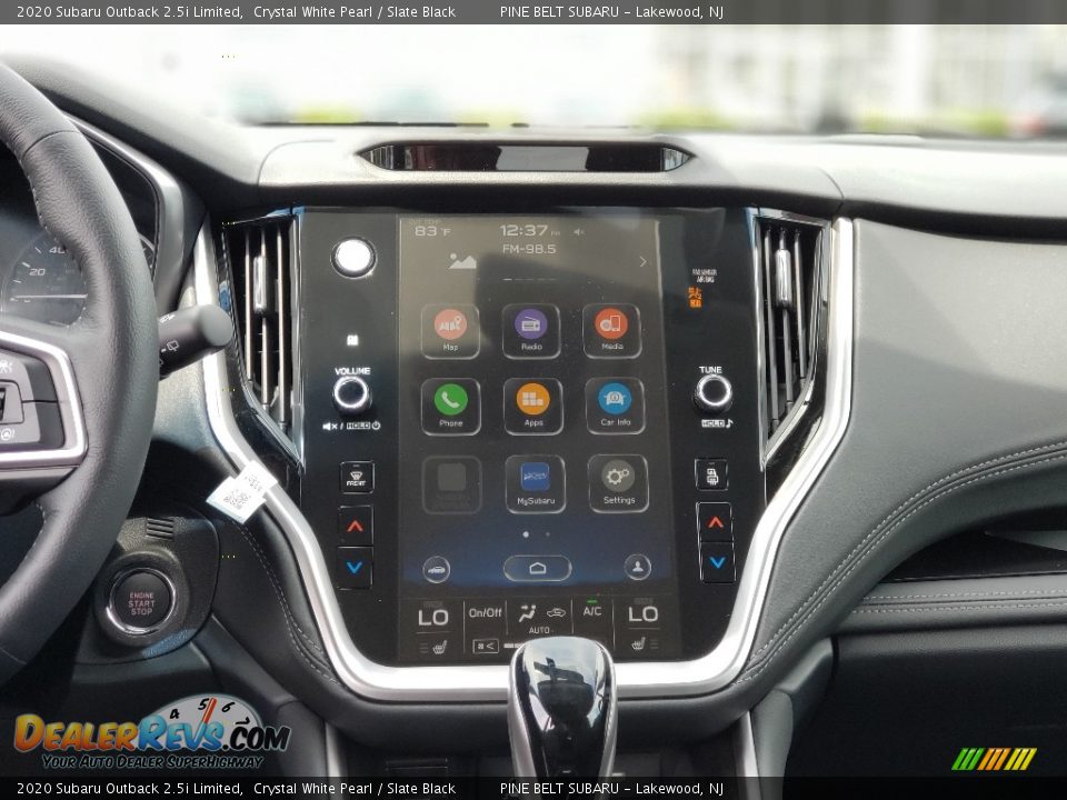 2020 Subaru Outback 2.5i Limited Crystal White Pearl / Slate Black Photo #10