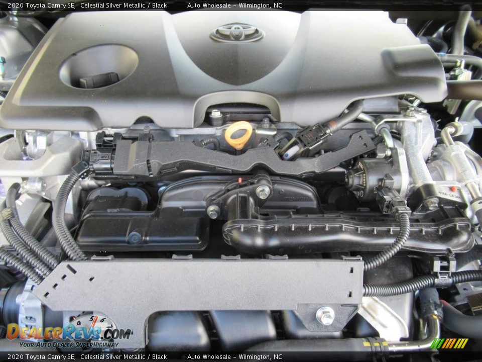 2020 Toyota Camry SE Celestial Silver Metallic / Black Photo #6