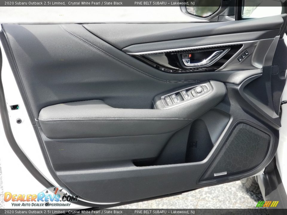 2020 Subaru Outback 2.5i Limited Crystal White Pearl / Slate Black Photo #12