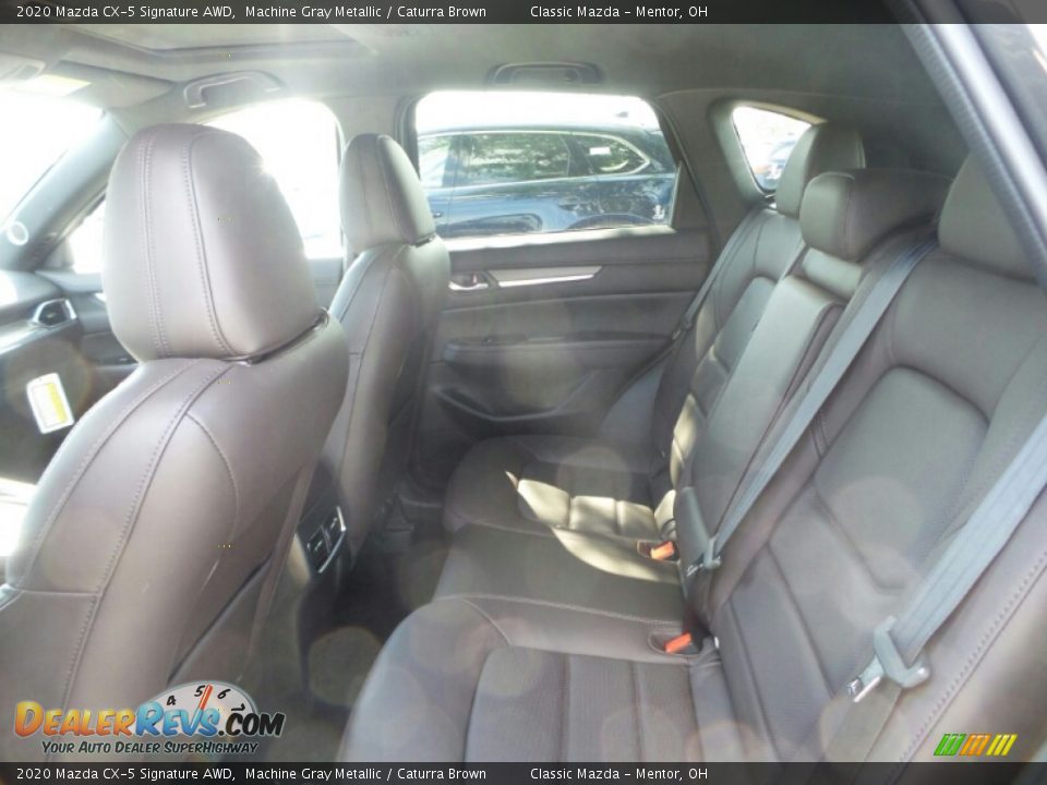 2020 Mazda CX-5 Signature AWD Machine Gray Metallic / Caturra Brown Photo #8