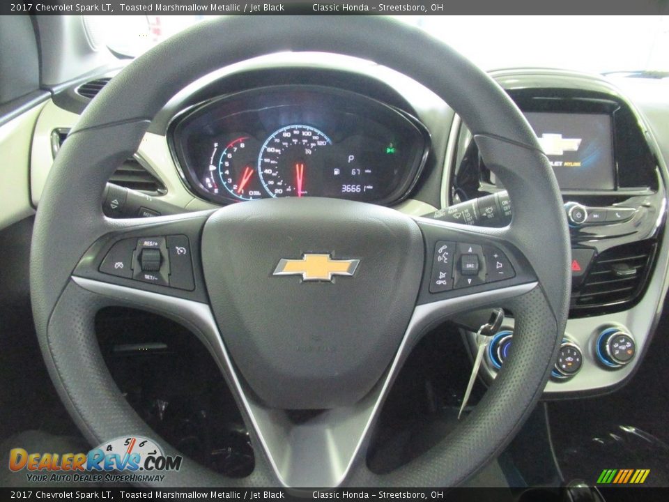 2017 Chevrolet Spark LT Toasted Marshmallow Metallic / Jet Black Photo #30