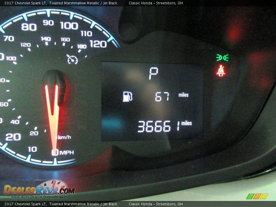 2017 Chevrolet Spark LT Toasted Marshmallow Metallic / Jet Black Photo #32