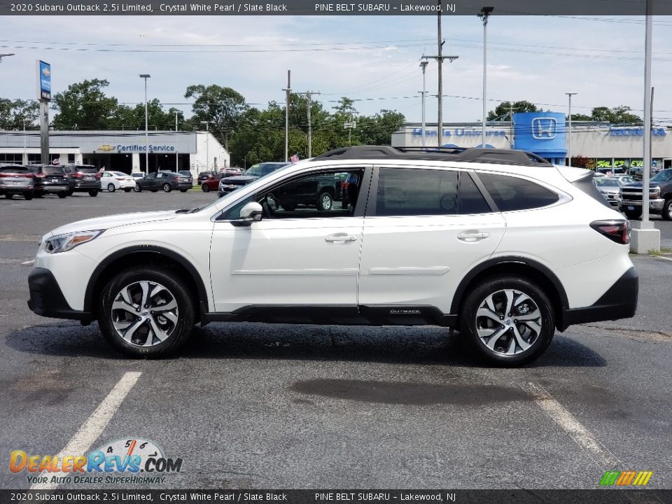 2020 Subaru Outback 2.5i Limited Crystal White Pearl / Slate Black Photo #4