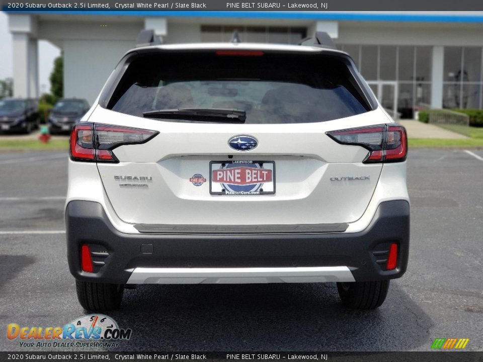 2020 Subaru Outback 2.5i Limited Crystal White Pearl / Slate Black Photo #7