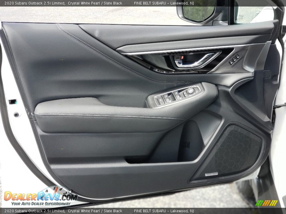 2020 Subaru Outback 2.5i Limited Crystal White Pearl / Slate Black Photo #12