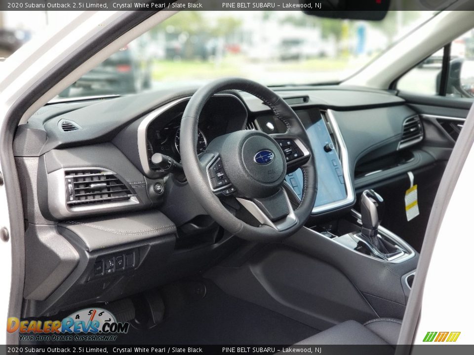 2020 Subaru Outback 2.5i Limited Crystal White Pearl / Slate Black Photo #13