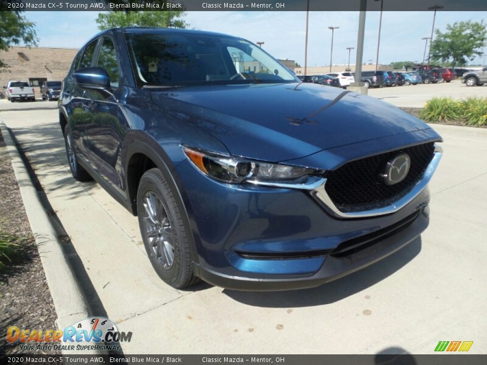 2020 Mazda CX-5 Touring AWD Eternal Blue Mica / Black Photo #1