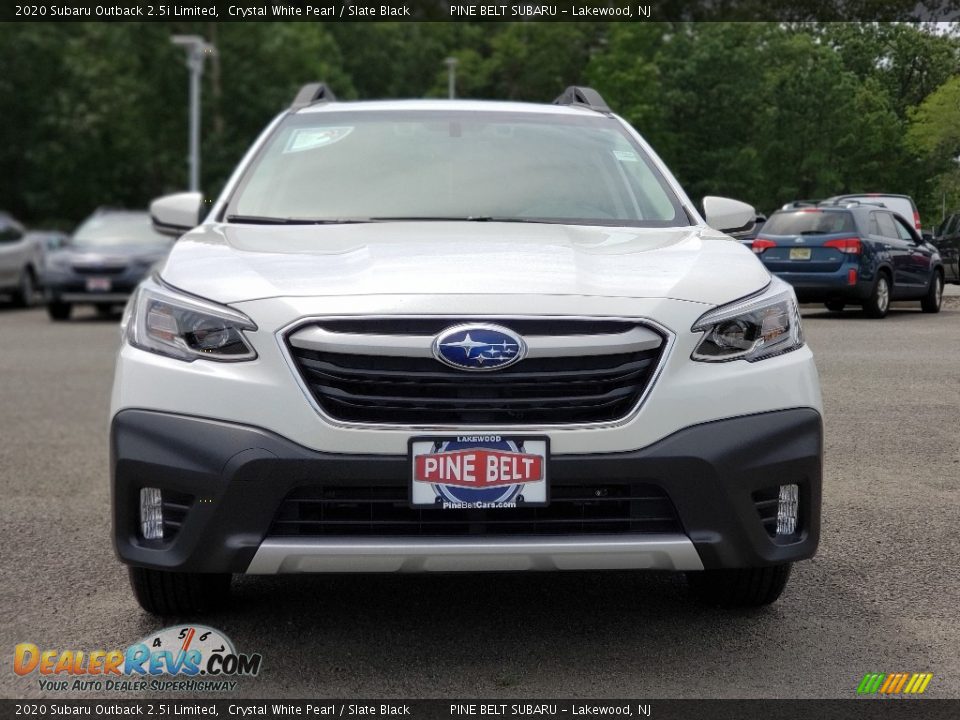 2020 Subaru Outback 2.5i Limited Crystal White Pearl / Slate Black Photo #3