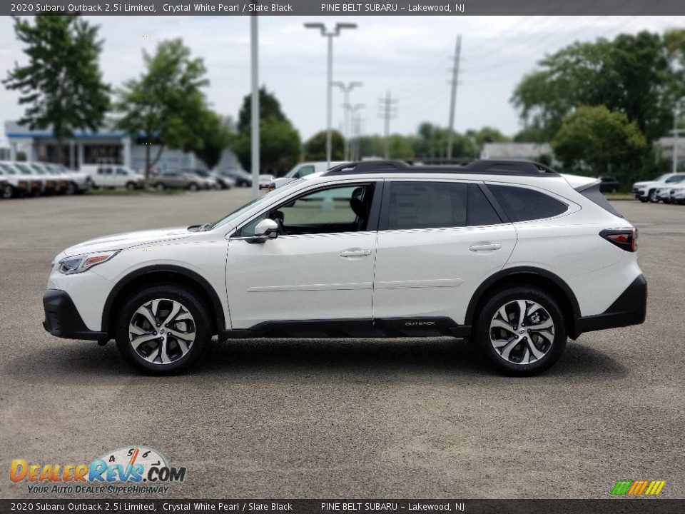 2020 Subaru Outback 2.5i Limited Crystal White Pearl / Slate Black Photo #4