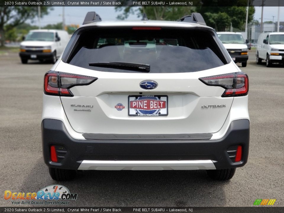 2020 Subaru Outback 2.5i Limited Crystal White Pearl / Slate Black Photo #7