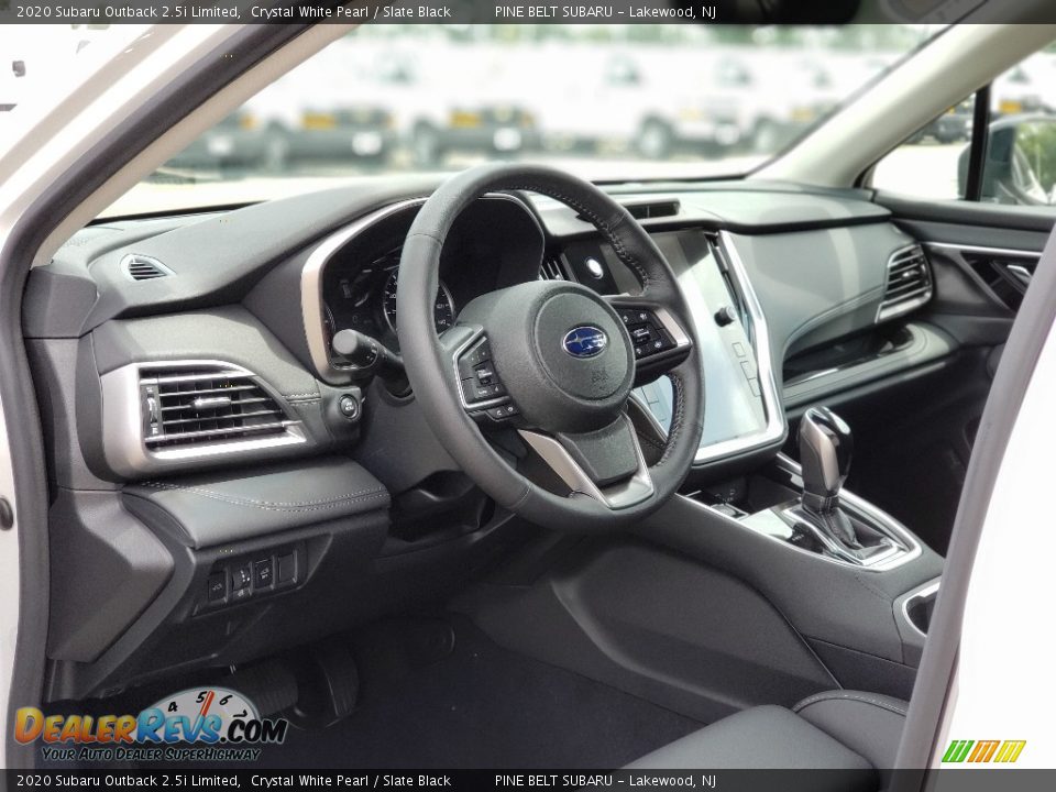 2020 Subaru Outback 2.5i Limited Crystal White Pearl / Slate Black Photo #13