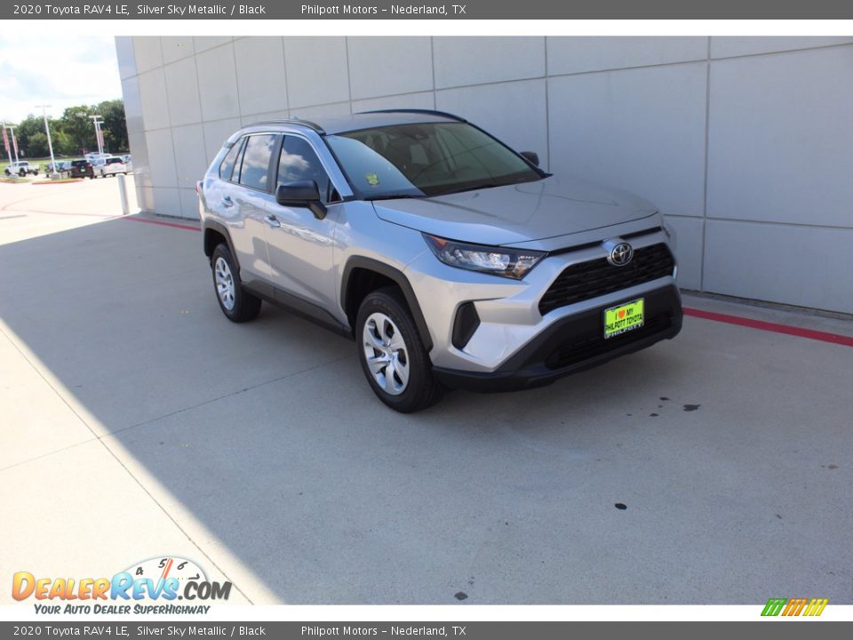 2020 Toyota RAV4 LE Silver Sky Metallic / Black Photo #2