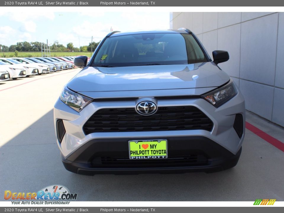 2020 Toyota RAV4 LE Silver Sky Metallic / Black Photo #3