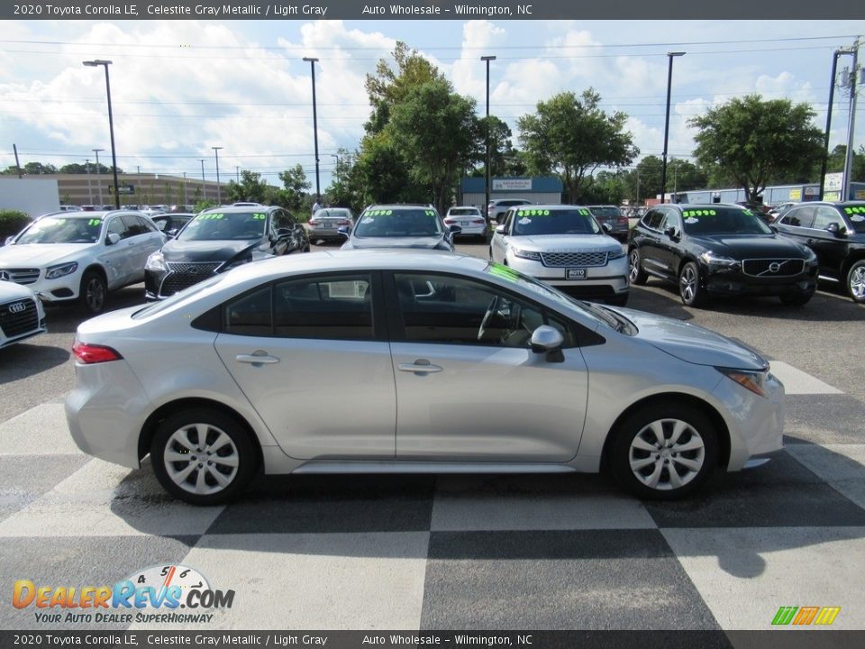 2020 Toyota Corolla LE Celestite Gray Metallic / Light Gray Photo #3