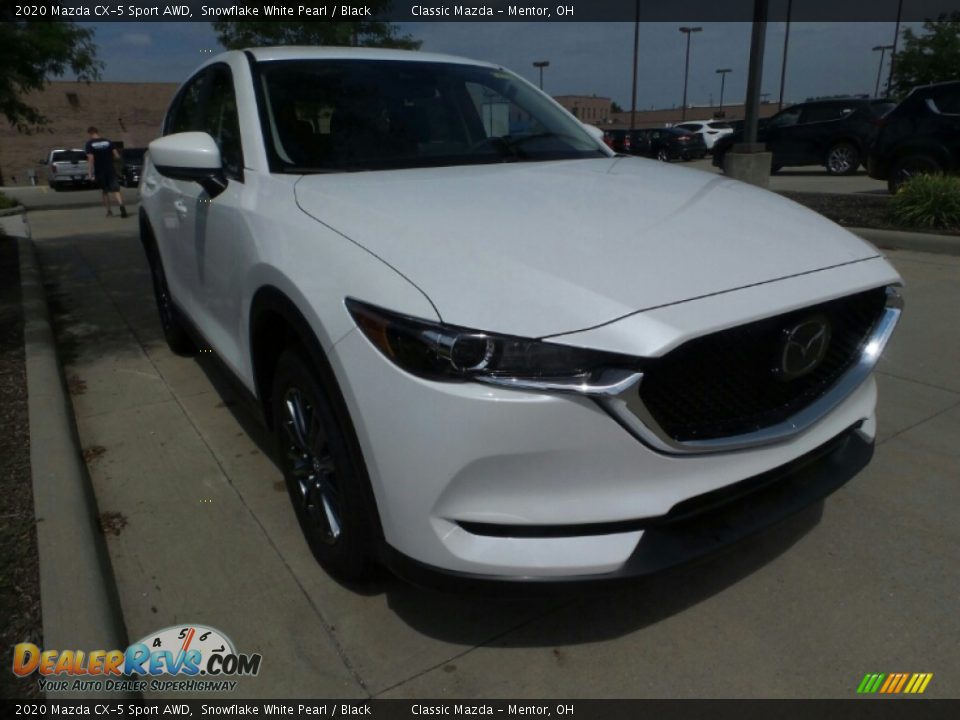 2020 Mazda CX-5 Sport AWD Snowflake White Pearl / Black Photo #1