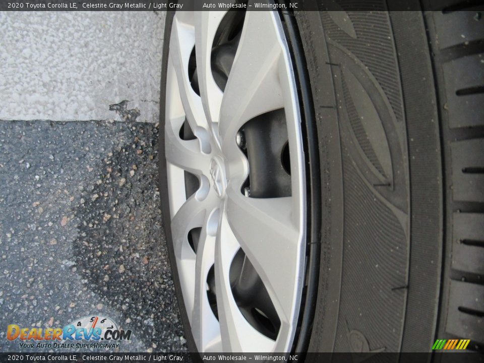 2020 Toyota Corolla LE Celestite Gray Metallic / Light Gray Photo #7