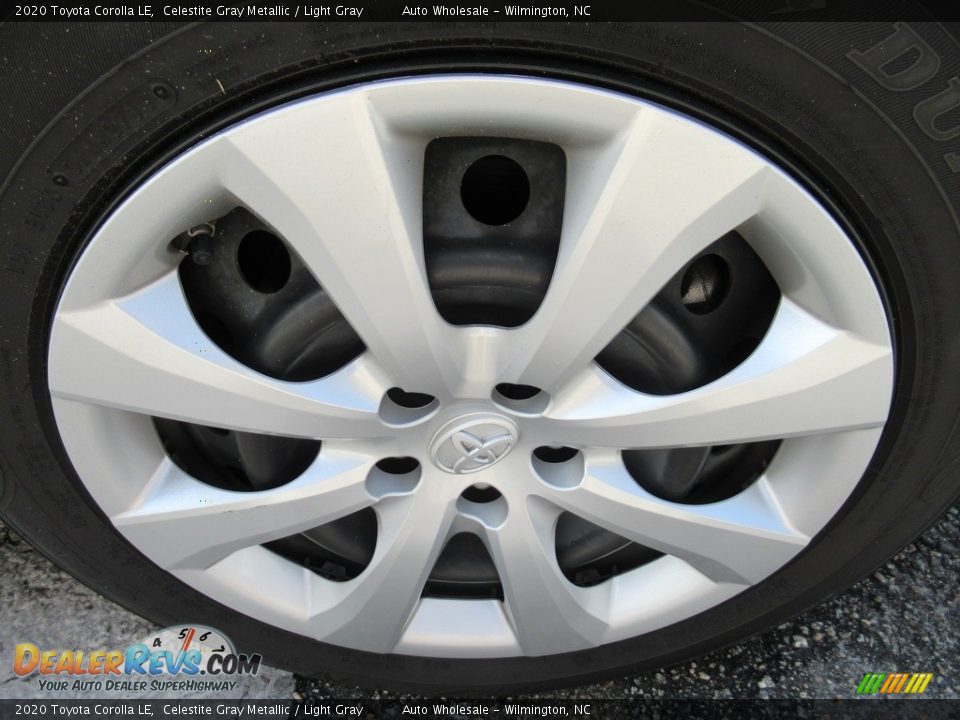 2020 Toyota Corolla LE Celestite Gray Metallic / Light Gray Photo #8