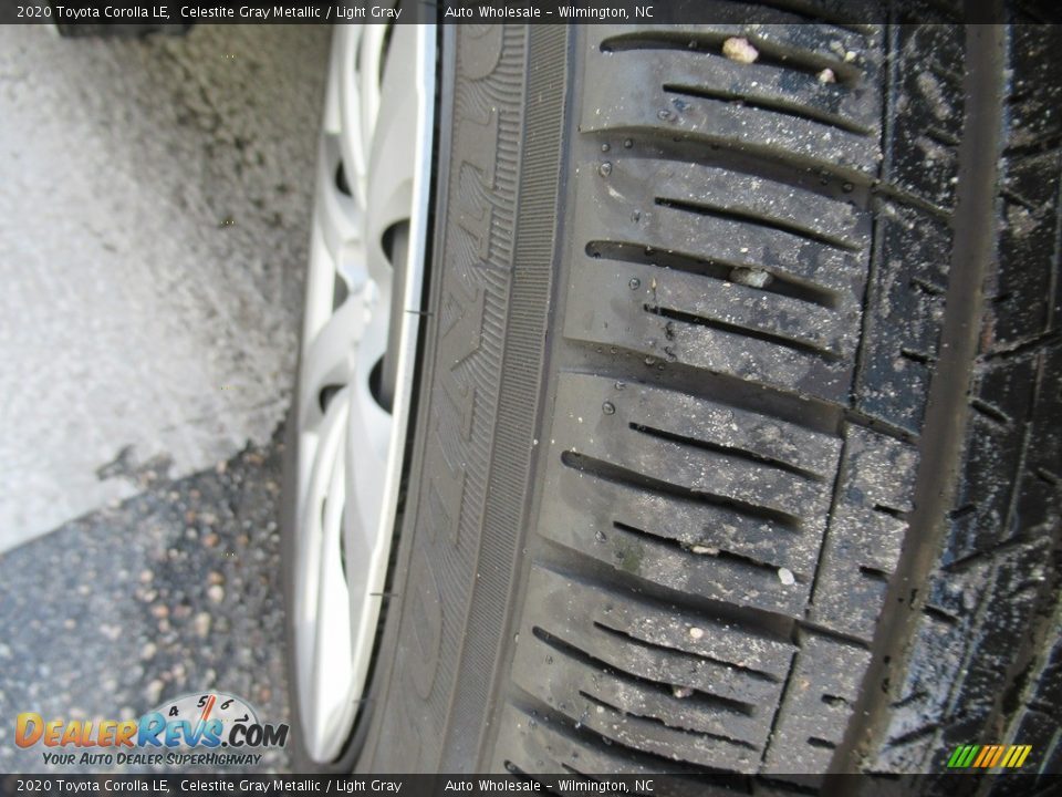 2020 Toyota Corolla LE Celestite Gray Metallic / Light Gray Photo #9