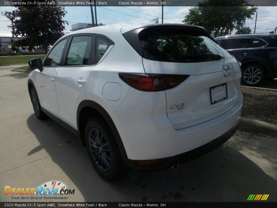 2020 Mazda CX-5 Sport AWD Snowflake White Pearl / Black Photo #5