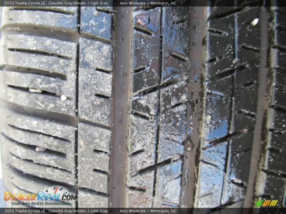 2020 Toyota Corolla LE Celestite Gray Metallic / Light Gray Photo #10