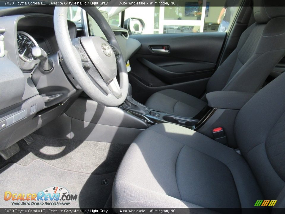 2020 Toyota Corolla LE Celestite Gray Metallic / Light Gray Photo #11