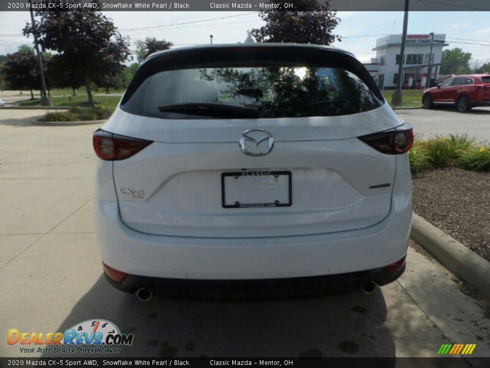 2020 Mazda CX-5 Sport AWD Snowflake White Pearl / Black Photo #6