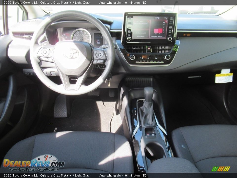 2020 Toyota Corolla LE Celestite Gray Metallic / Light Gray Photo #15