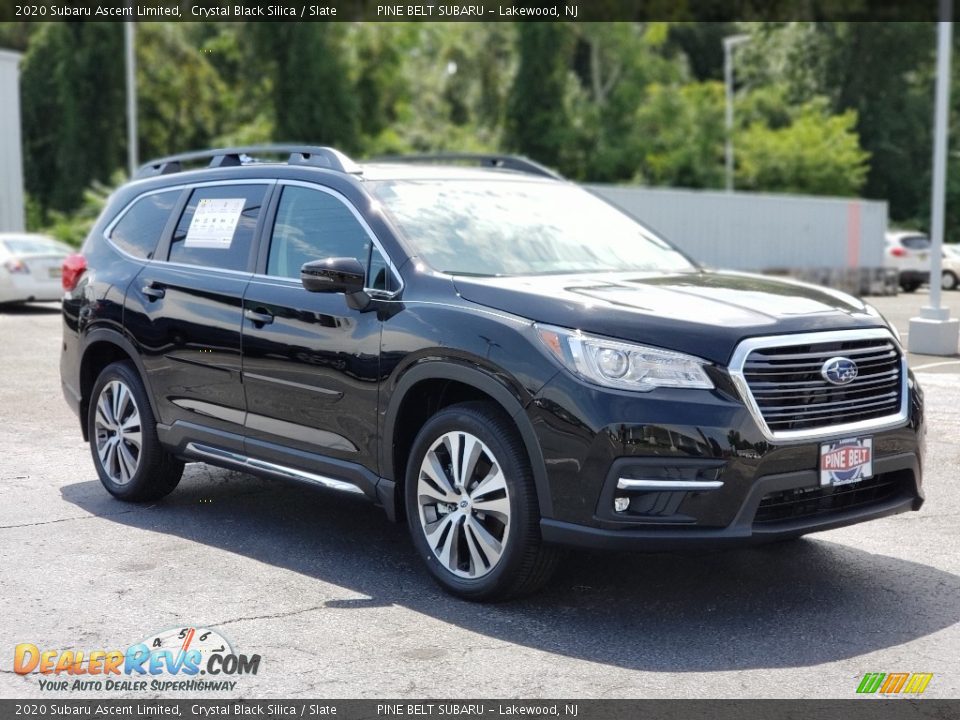 2020 Subaru Ascent Limited Crystal Black Silica / Slate Photo #1