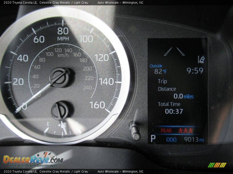 2020 Toyota Corolla LE Celestite Gray Metallic / Light Gray Photo #16
