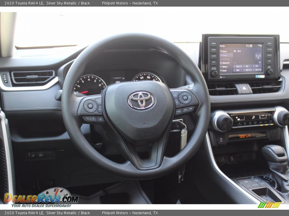 2020 Toyota RAV4 LE Silver Sky Metallic / Black Photo #21