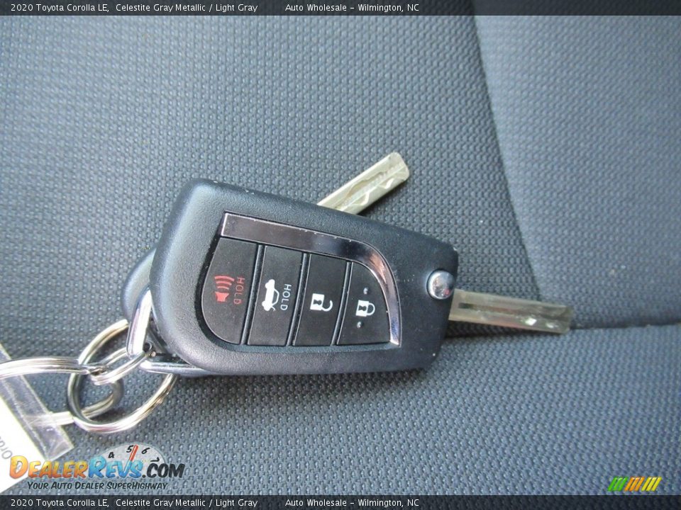 2020 Toyota Corolla LE Celestite Gray Metallic / Light Gray Photo #20