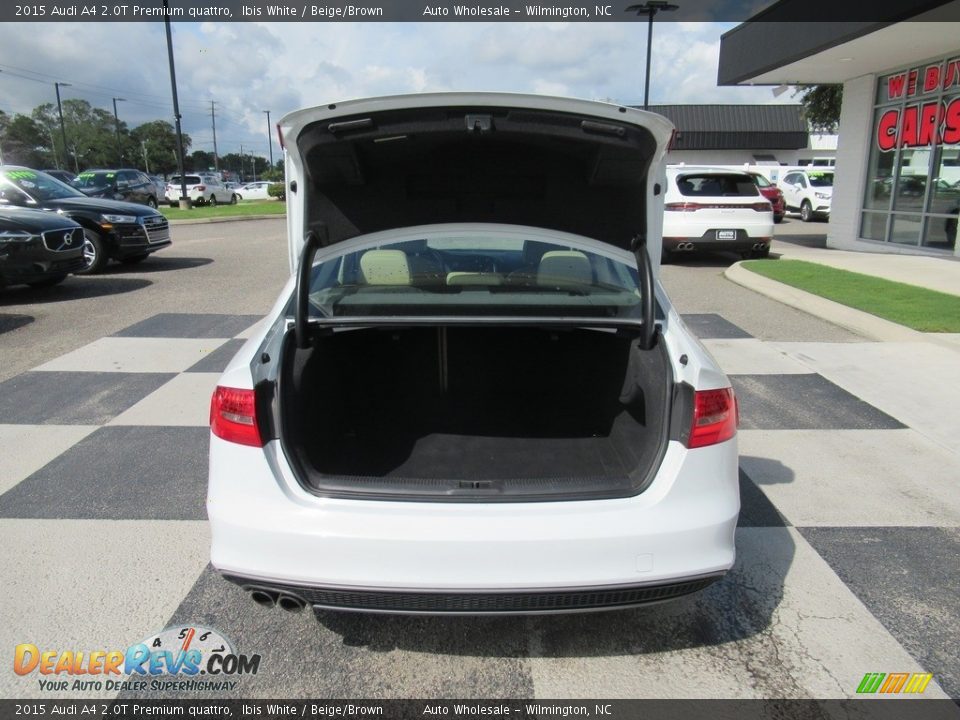 2015 Audi A4 2.0T Premium quattro Ibis White / Beige/Brown Photo #5