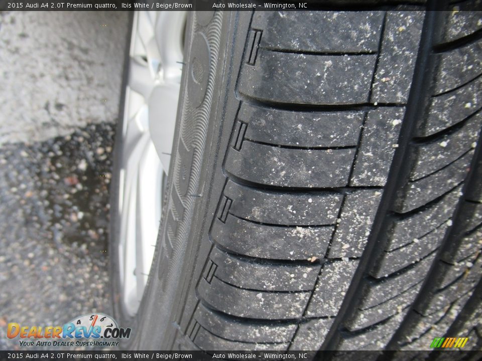 2015 Audi A4 2.0T Premium quattro Ibis White / Beige/Brown Photo #8