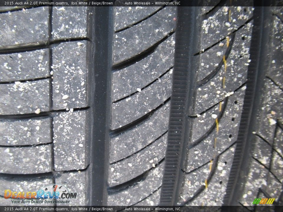 2015 Audi A4 2.0T Premium quattro Ibis White / Beige/Brown Photo #9