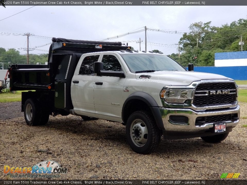 2020 Ram 5500 Tradesman Crew Cab 4x4 Chassis Bright White / Black/Diesel Gray Photo #1