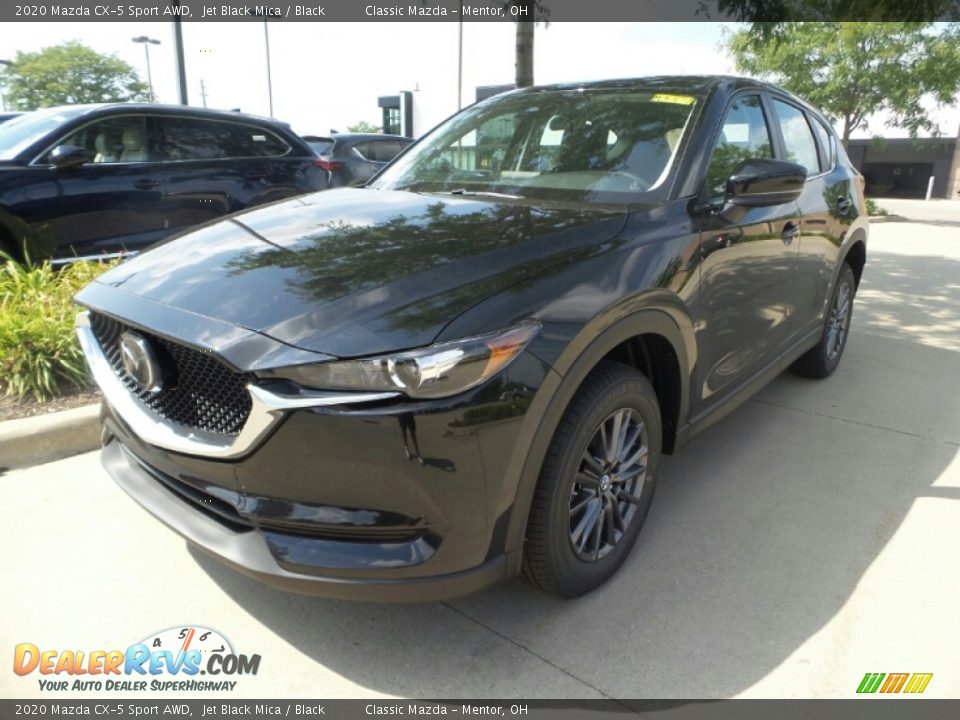 2020 Mazda CX-5 Sport AWD Jet Black Mica / Black Photo #3